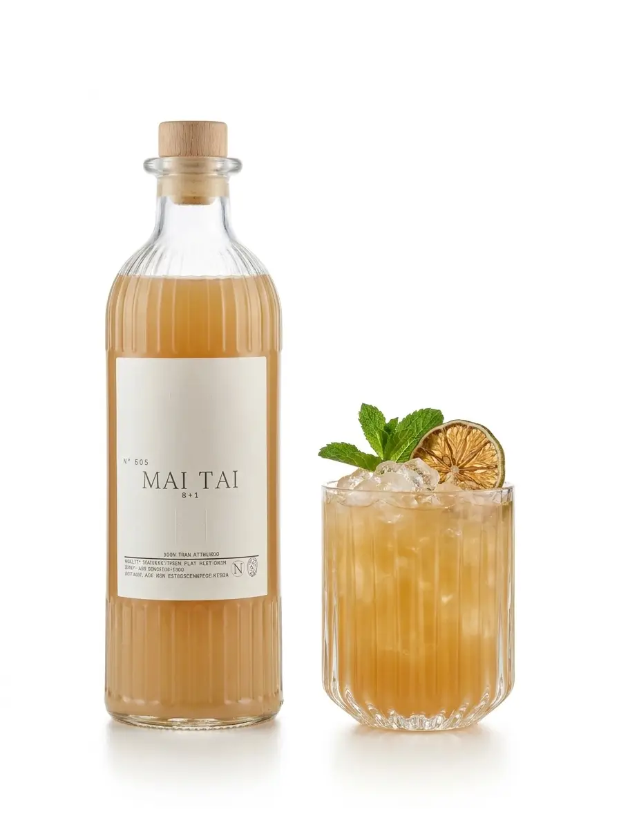 Mai Tai – Minze und Limetten im Sonnenlicht