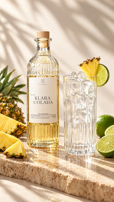 Klara Colada – frisches Ananas und Limetten Mood-Setting im Sonnenlicht