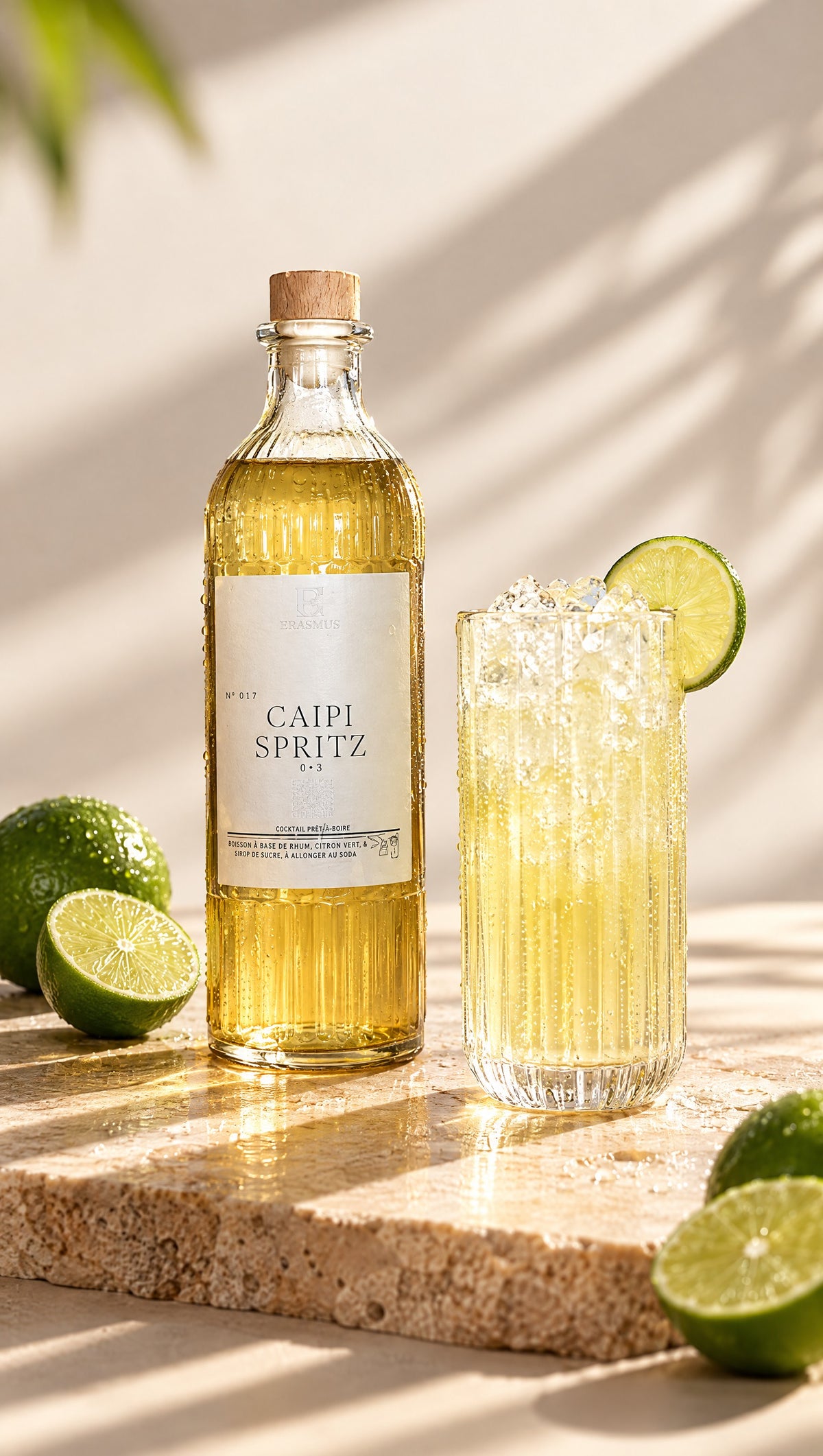 Caipi Spritz – frisches Limetten Mood-Setting im Sonnenlicht