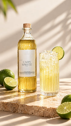 Caipi Spritz – frisches Limetten Mood-Setting im Sonnenlicht