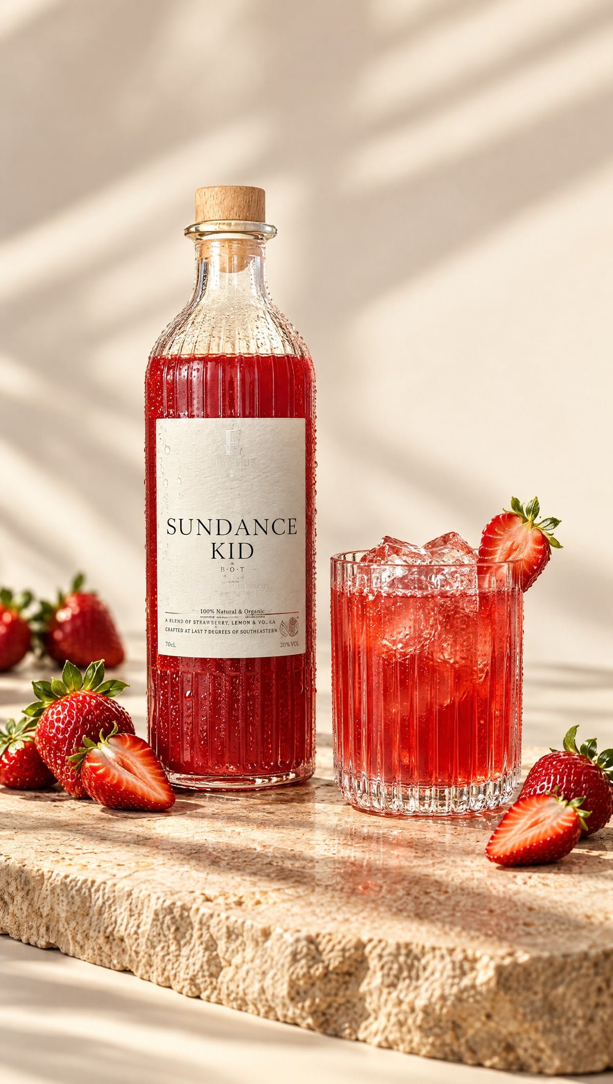 Sundance Kid – frisches Erdbeer Mood-Setting im Sonnenlicht