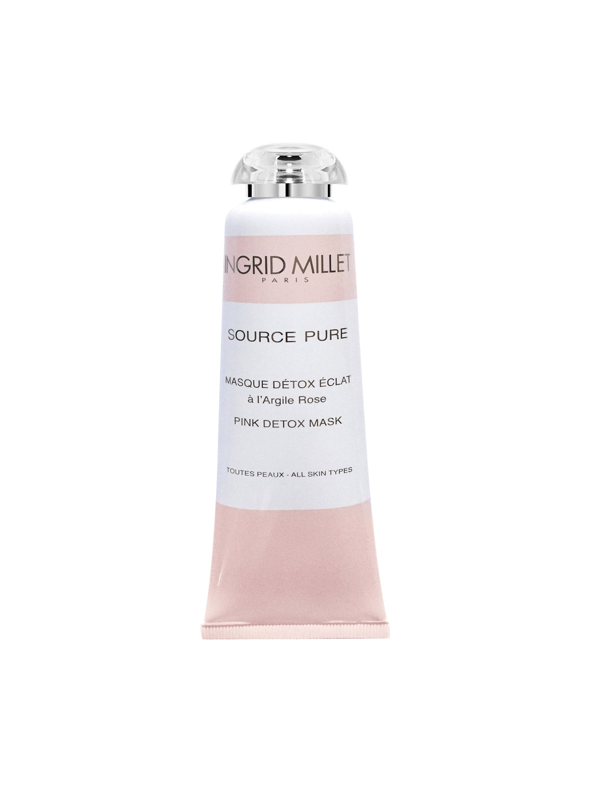 Ingrid Millet Masque Détox Éclat – Spa-Mood mit rosa Tonerde auf Leinen