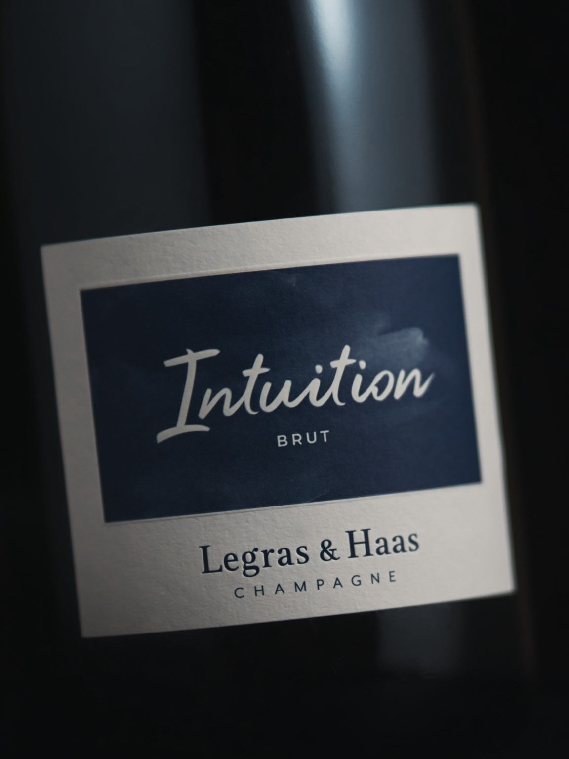 Legras & Haas Intuition Brut, Etikett