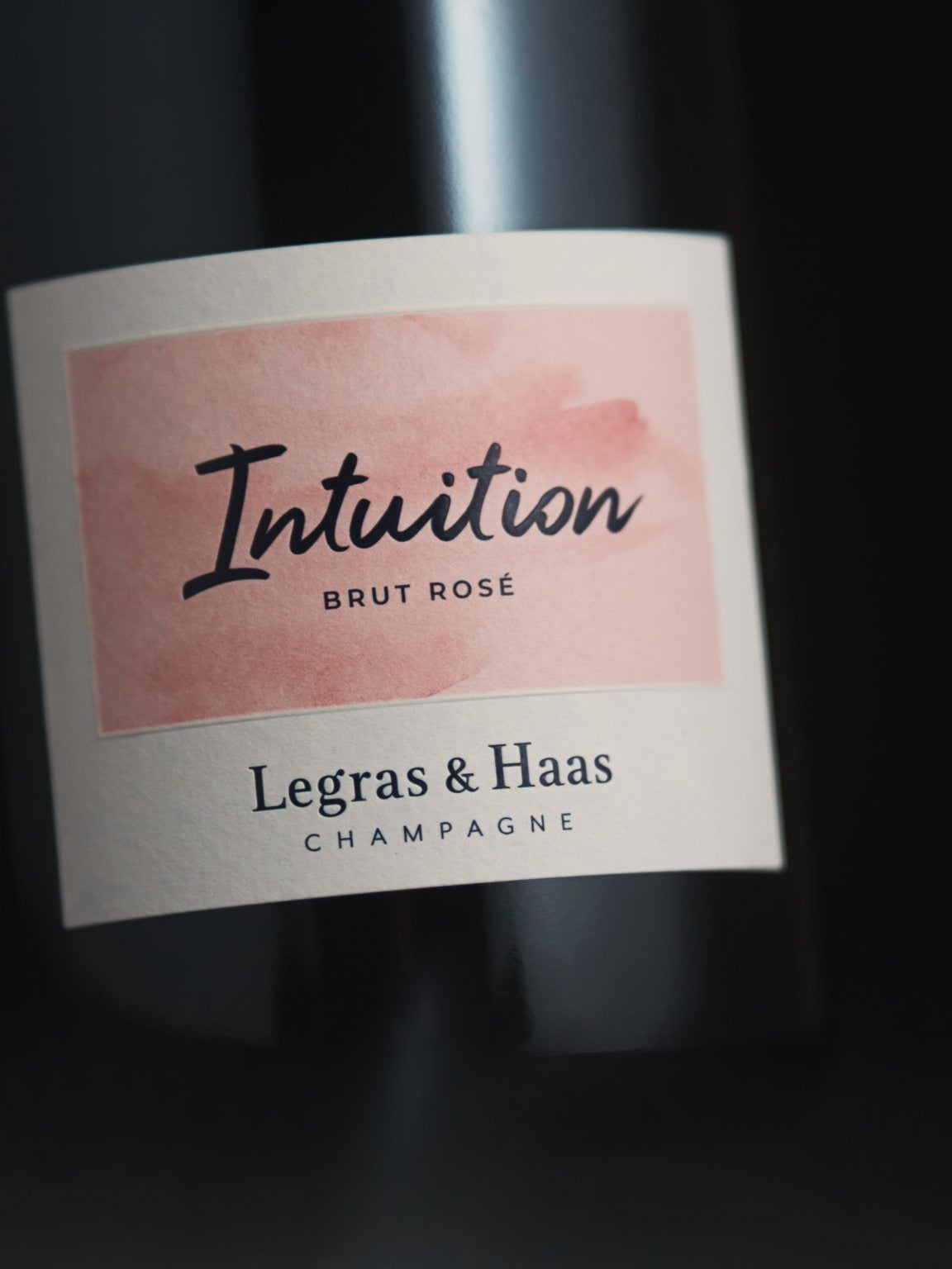 Legras & Haas Intuition Rosé, Etikett